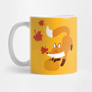 Pumpkin Fox Mug
